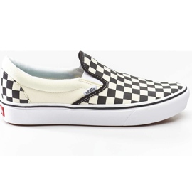 Vans Comfycush Slip On VO4 Šachovnice True White bílý šedá