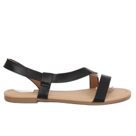 Černé dámské sandály 938 Black černá
