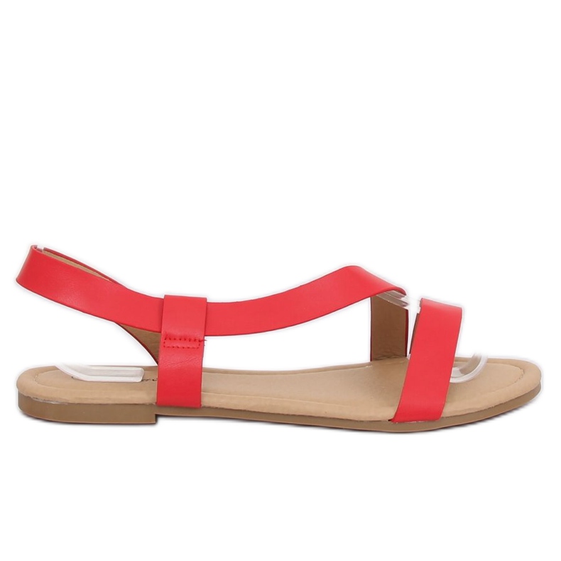 Červené dámské sandály 938 Red