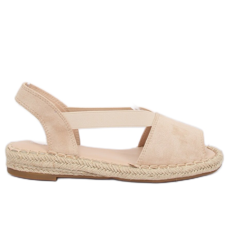 Dámské béžové espadrilky SA-2893 Beige béžový Dámské béžové espadrilky SA-2893 Beige béžový