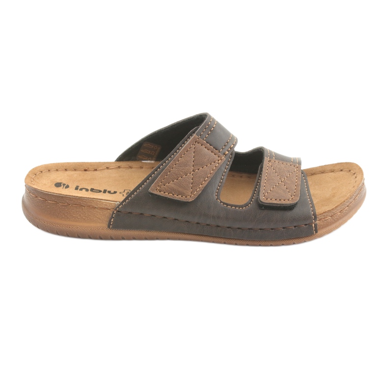 Pánské hnědé pantofle Inblu TH015 hnědý