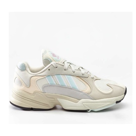 Adidas Yung 1 118 Off White Ice Mint Ecru odstín bílý fialová modrý šedá