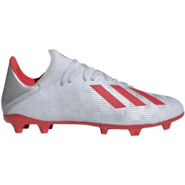 Kopačky adidas X 19.3 Fg M F35382 vícebarevný stříbro