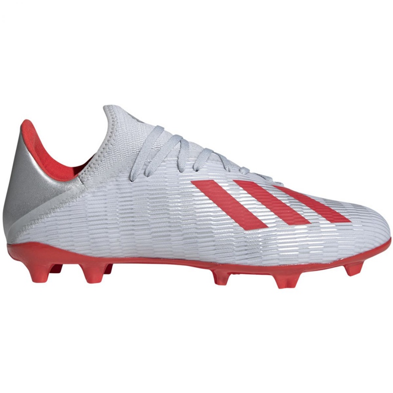 Kopačky adidas X 19.3 Fg M F35382 vícebarevný stříbrný
