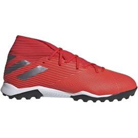Kopačky Adidas Nemeziz 19.3 Tf M F34427 červený červený