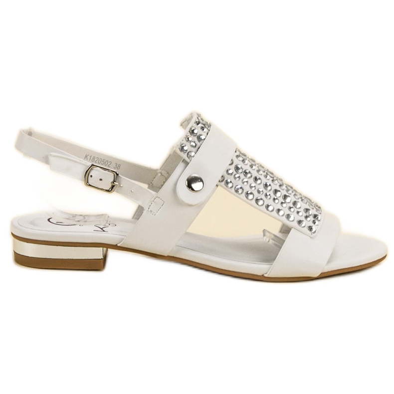 Kylie Dámské bílé sandály bílý