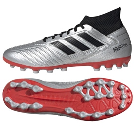 Kopačky Adidas Predator 19.3 Ag M F99989 vícebarevný stříbro