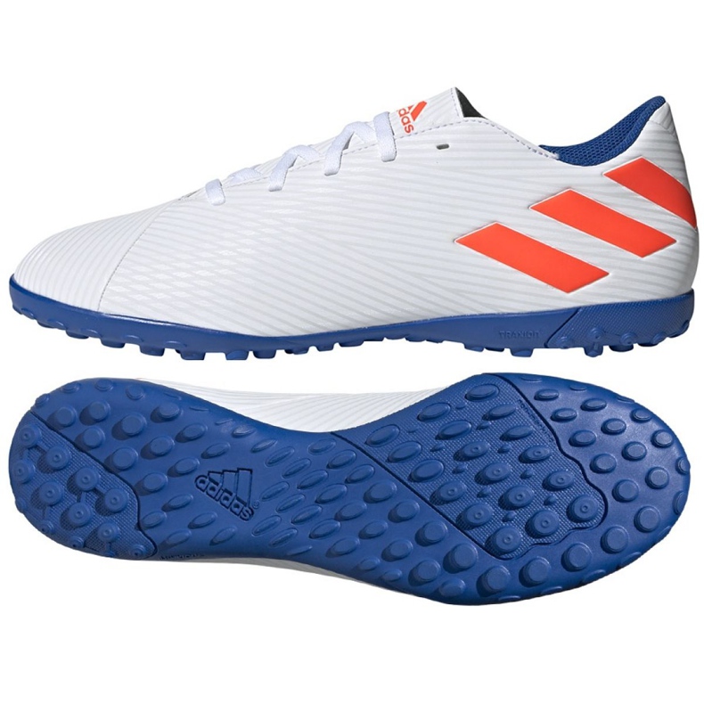 Kopačky Adidas Nemeziz Messi 19.4 Tf M F34549 vícebarevný bílý