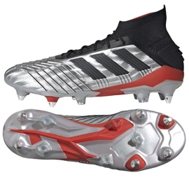 Kopačky Adidas Predator 19.1 Sg M F99986 vícebarevný stříbro