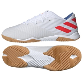 Sálová obuv adidas Nemeziz Messi 19.3 In M F34431 bílý bílý Sálová obuv adidas Nemeziz Messi 19.3 In M F34431 bílý bílý