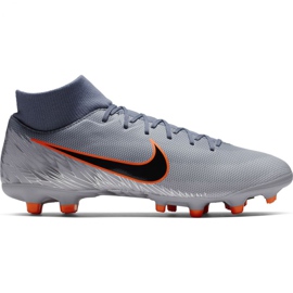 Kopačky Nike Mercurial Superfly 6 Academy FG / MG M AH7362-408 červené šedá