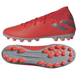 Kopačky Adidas Nemeziz 19.3 Ag M F99994 červený červený