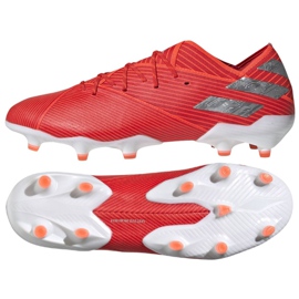 Kopačky Adidas Nemeziz 19.1 Fg M F34408 červený červený