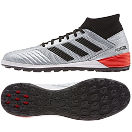 Kopačky Adidas Predator 19.3 Tf M F35629 šedá stříbro