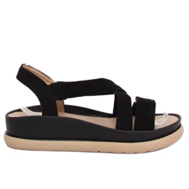 Černé dámské sandály G-199 Black černý