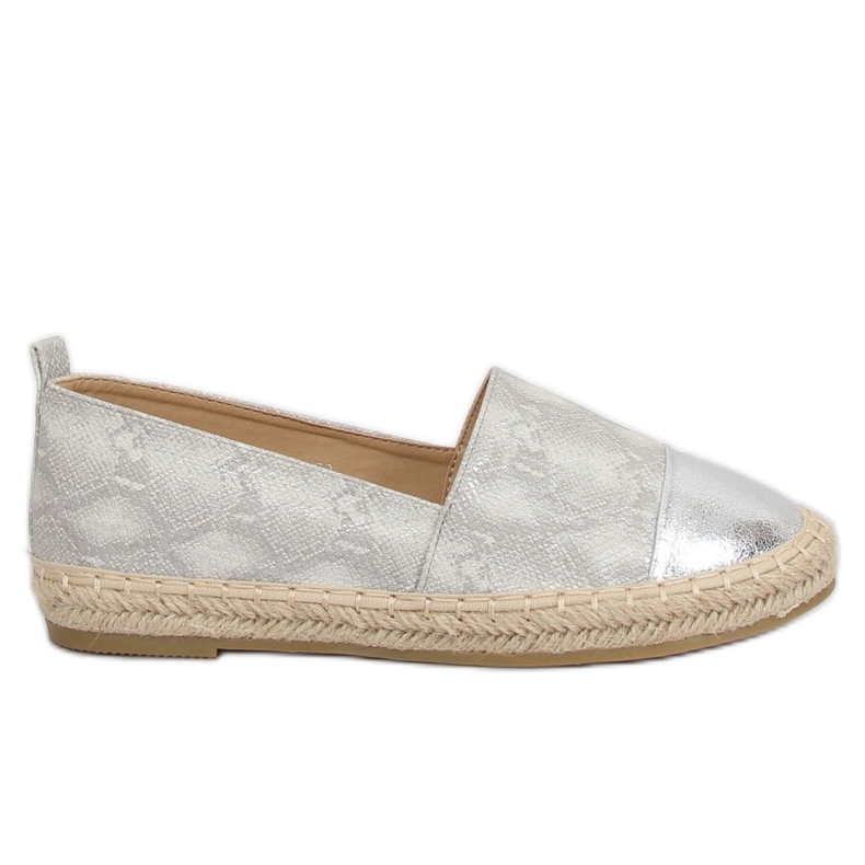 Šedé espadrilky pro ženy A643-ESP-1 Grey šedá