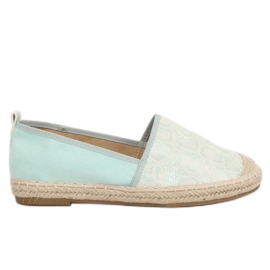 Mátové dámské espadrilky A629-ESP-1 zelené zelený