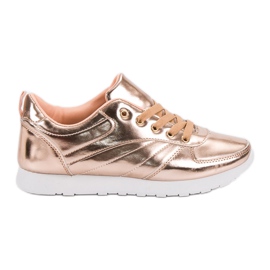 SHELOVET Lakované sportovní boty žlutá SHELOVET Lakované sportovní boty žlutá