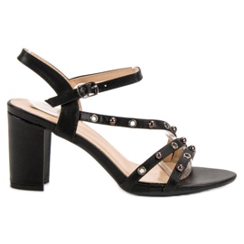 Jumex Sandály Na Baru černý