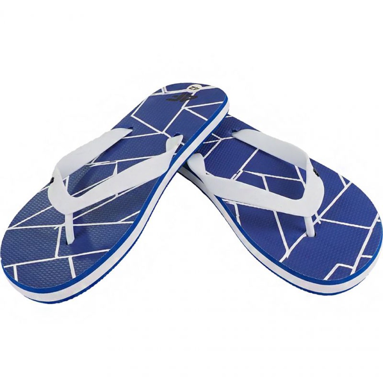 Pantofle 4f M H4L19-KLM001 36S kobalt bílý modrý