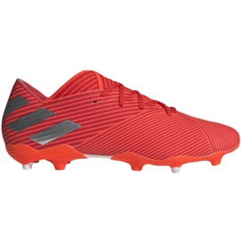 Kopačky Adidas Nemeziz 19.2 Fg M F34385 červený červený