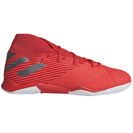 Sálová obuv adidas Nemeziz 19.3 In M F34412 červený červený