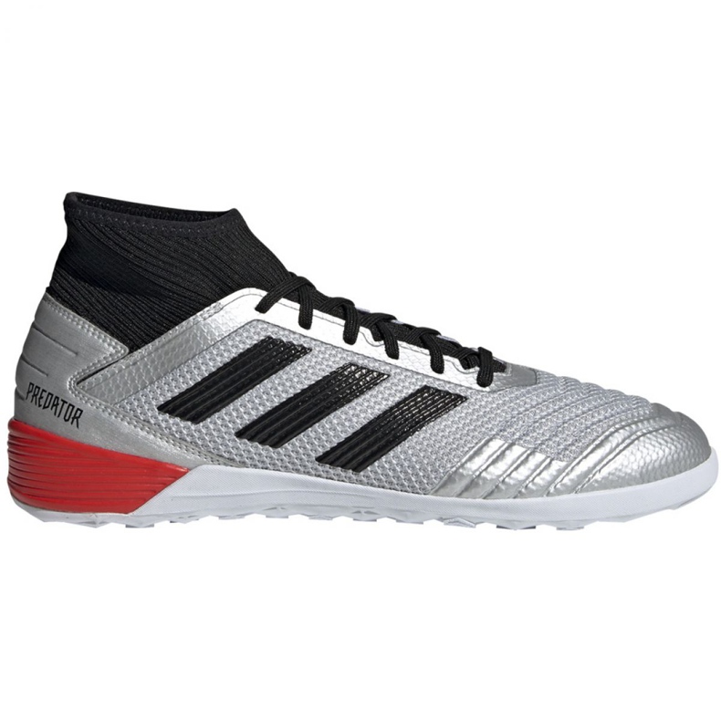 Sálová obuv adidas Predator 19.3 In M F35614 šedá stříbrný