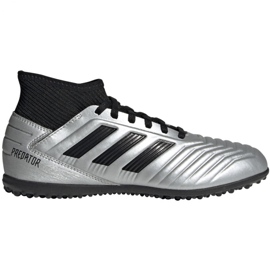 Kopačky Adidas Predator 19.3 Tf Jr G25802 vícebarevný stříbrný