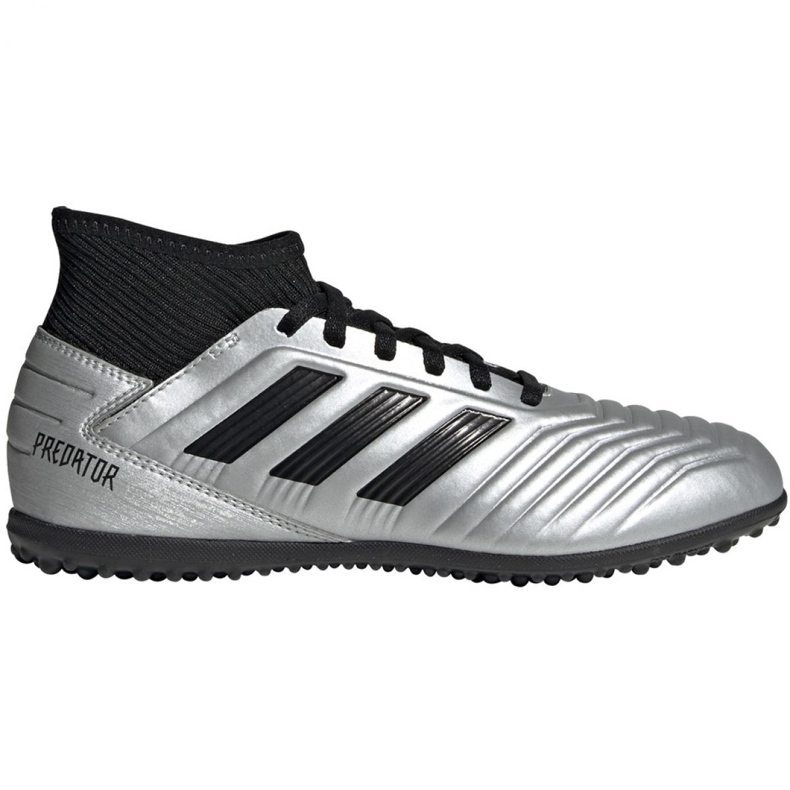 Kopačky Adidas Predator 19.3 Tf Jr G25802 vícebarevný stříbrný
