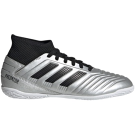 Sálová obuv adidas Predator 19.3 In Jr G25806 šedá stříbro