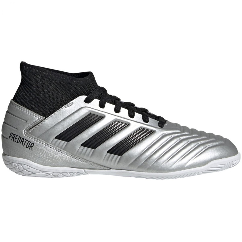 Sálová obuv adidas Predator 19.3 In Jr G25806 šedá stříbrný