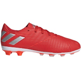 Kopačky Adidas Nemeziz 19.4 FxG Jr F99948 červený červený