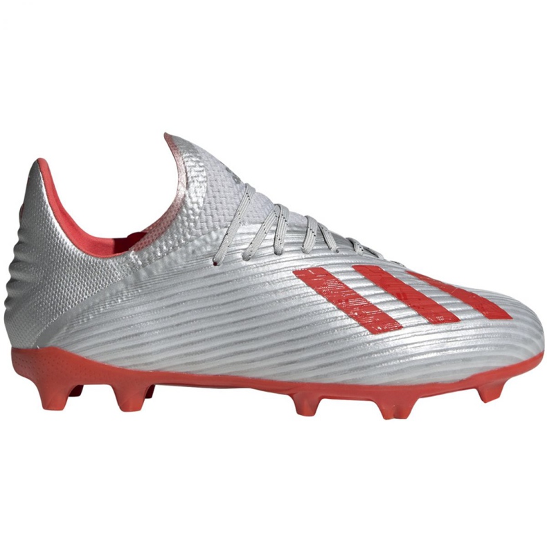 Kopačky Adidas X 19.1 Fg Jr F35683 šedá šedá