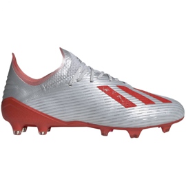 Kopačky Adidas X 19.1 Fg M F35315 šedá šedá