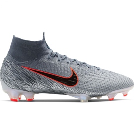 Kopačky Nike Mercurial Superfly 6 Elite Fg M AH7365-008 šedá šedá