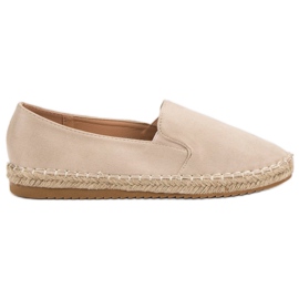 Primavera Semišové espadrilky hnědý
