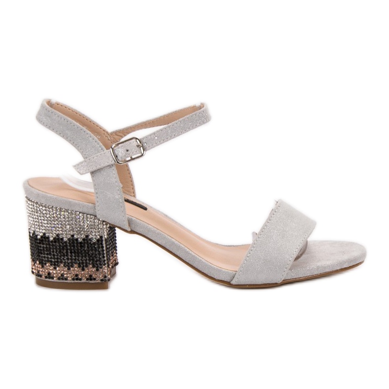 SDS Sandály Na Baru šedá