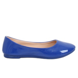 Dámské kobaltové baleríny JX76P T.BLUE modrý námořnická modř