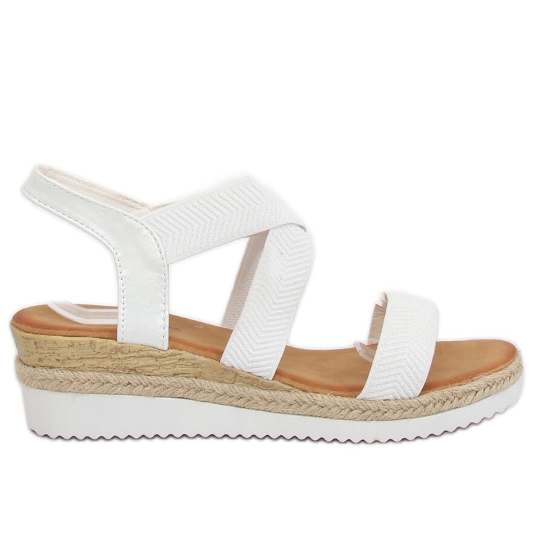 Bílé sandály pro ženy S81 White bílý
