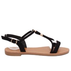 Černé dámské sandály L520 Black černá