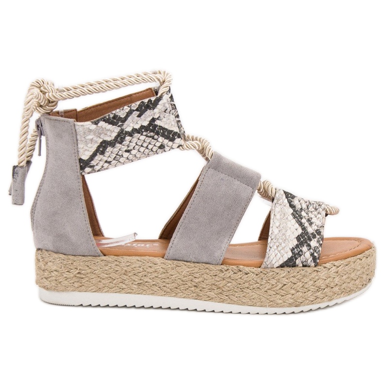 Seastar Šedé sandály šedá Seastar Šedé sandály šedá