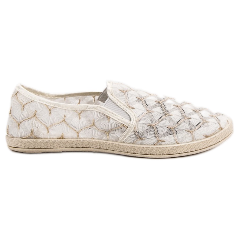 Krajkové VICES slipy bílý