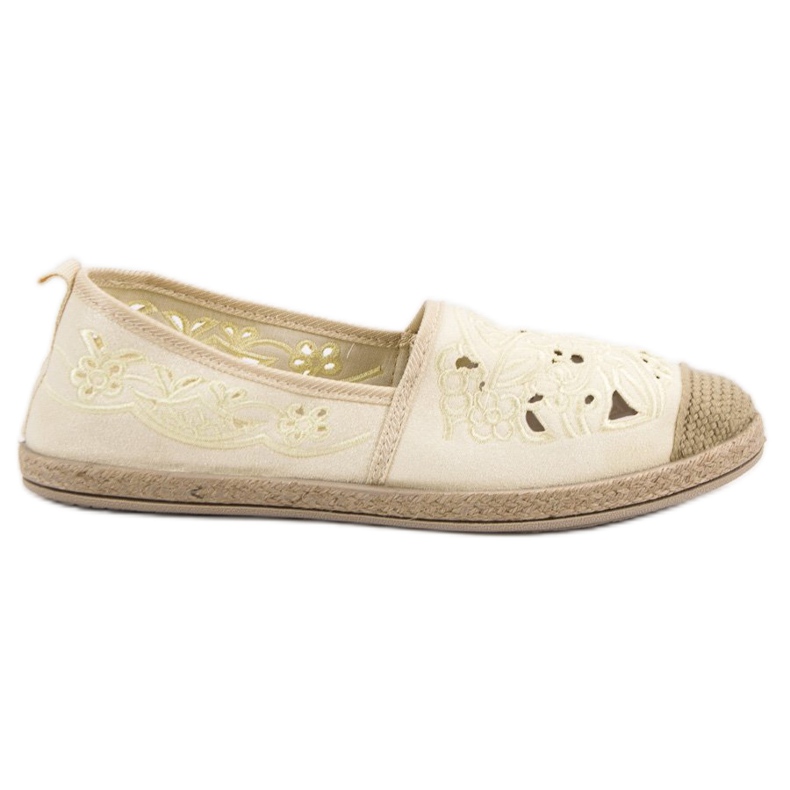 VICES semišové espadrilky žlutá