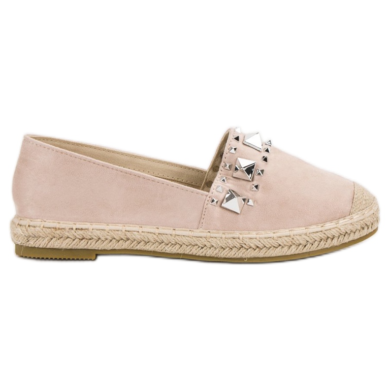 Bestelle Espadrilky s cvočky hnědý