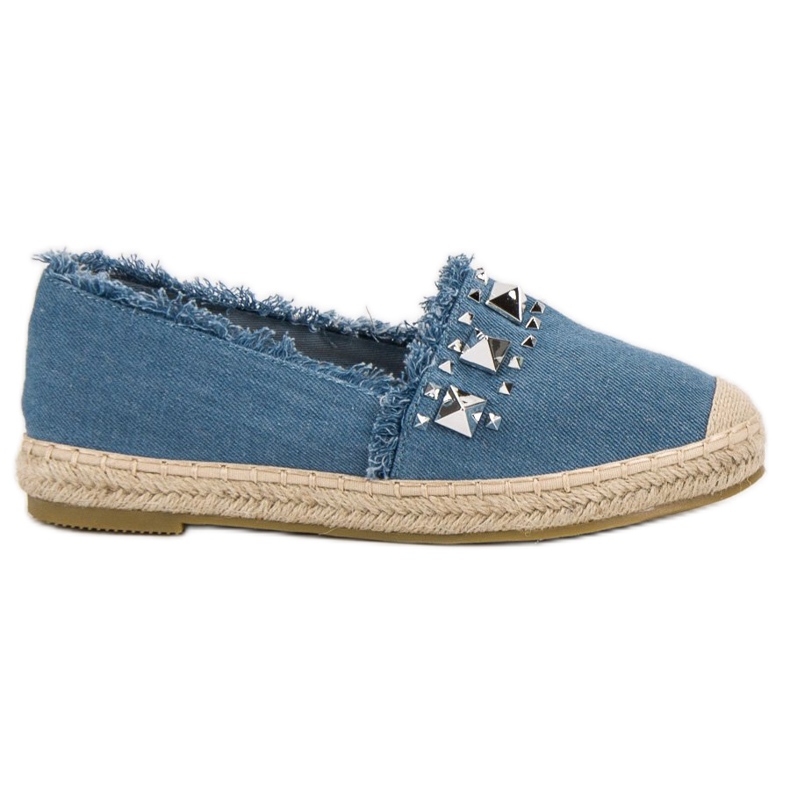 Bestelle Espadrilky s cvočky modrý