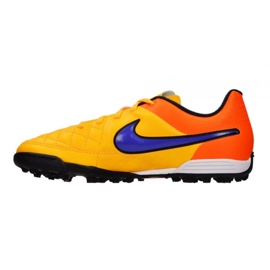 Kopačky Nike Tiempo Rio Ii Tf Jr 631524-858 vícebarevný pomerančový