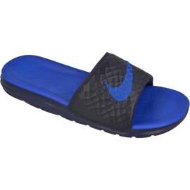 Pantofle Nike Sportswear Solarsoft Benassi M 705474-440 černý modrý