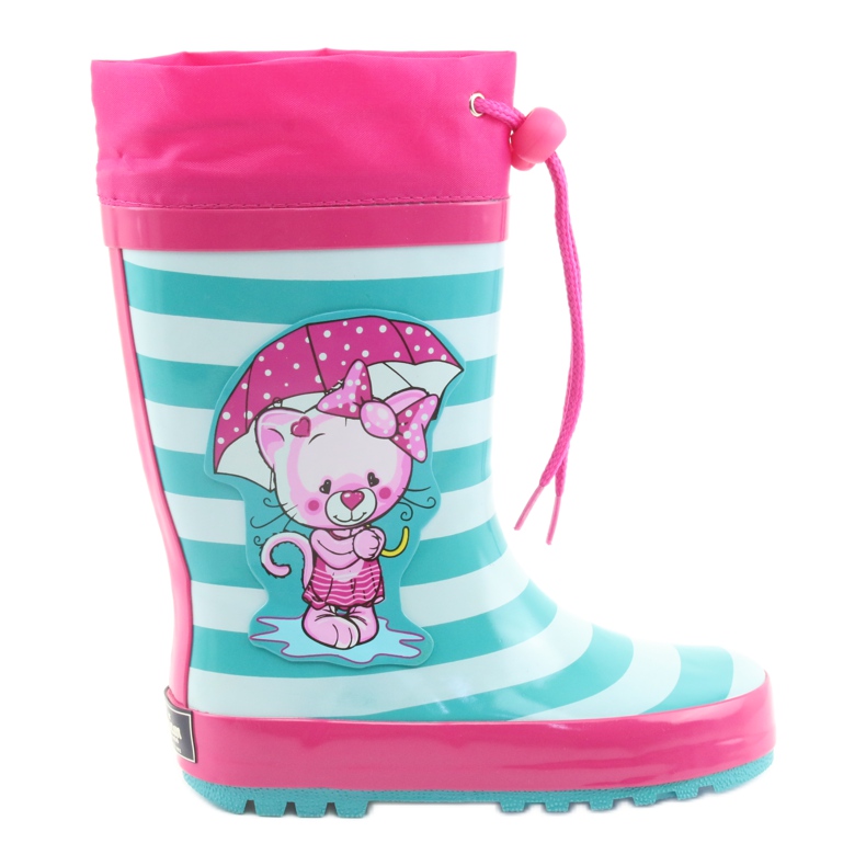 American Club Americké holínky.Kotě po výstavě růžový zelená