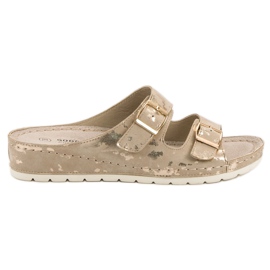 Goodin Pantofle se sponou žlutá