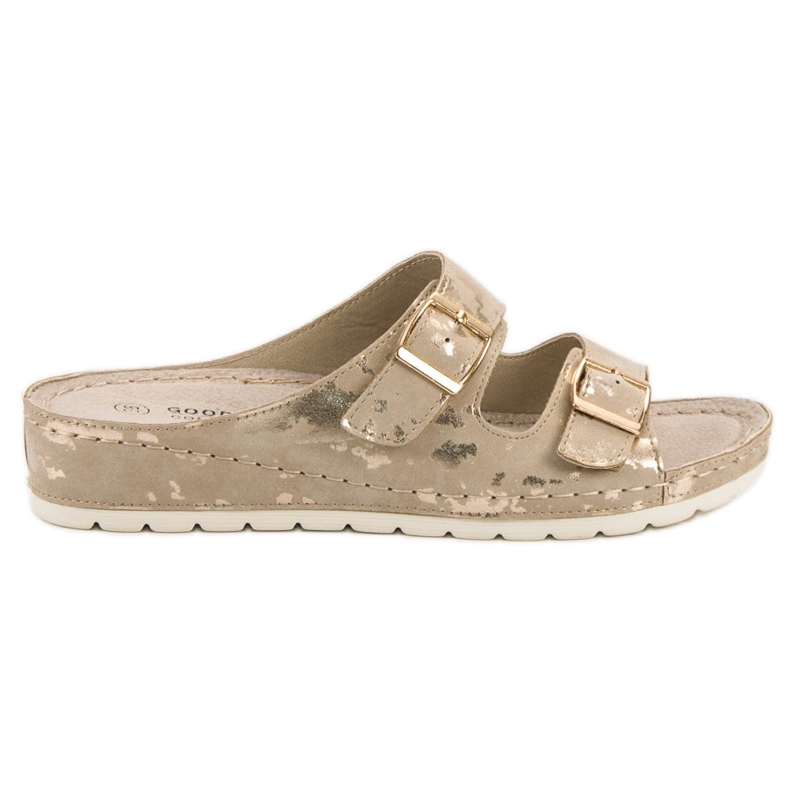 Goodin Pantofle se sponou žlutá